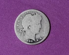 1908-D Barber Quarter #P33935