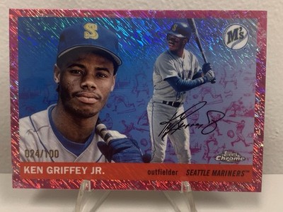 2025 Topps Platinum  Ken Griffey Jr. Fuschia Shimmer 24/100 JERSEY MATCH
