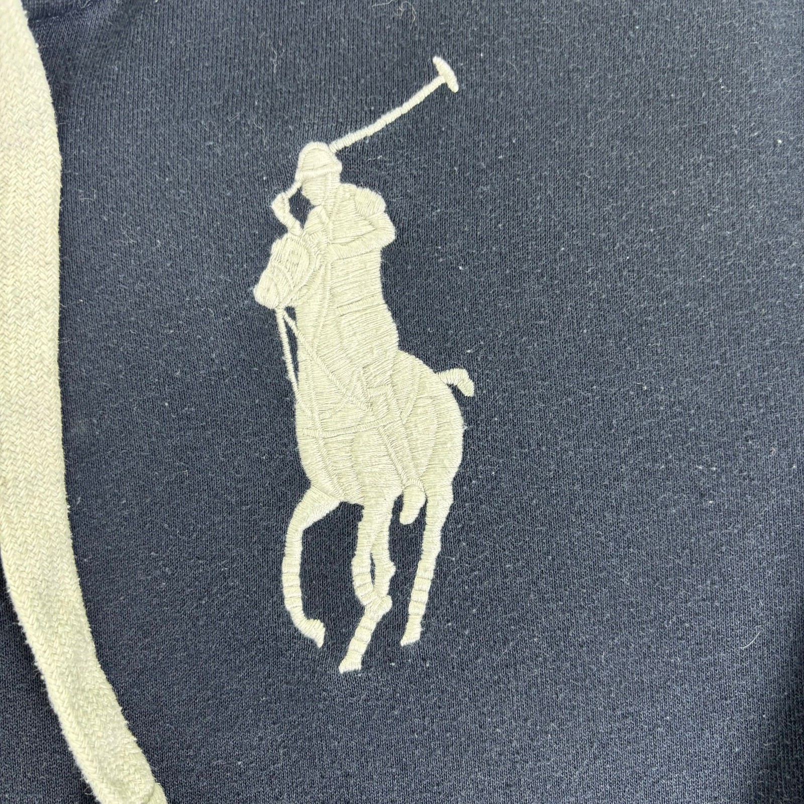 Felpa con cappuccio zip intera vintage Polo Ralph Lauren #3 ricamo logo Big Pony