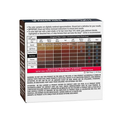 Natural Hair Color & Conditioner Dark-Brown 4 Oz By Light Mountain
