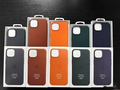 Magneitc Case For iPhone 14 Pro Max Plus 14 Original Leather Phone Case Mag safe