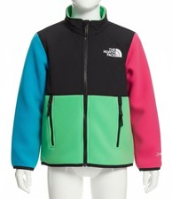 The North Face Infant Boys Green Denali Colorblock Fleece Jacket Size, 2T