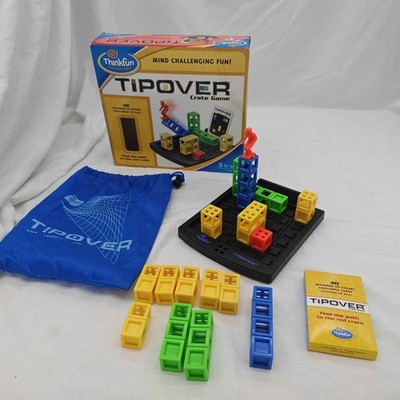 Tipover Crate Tipping Logic Game ThinkFun 2004 Complete