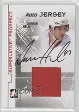 2009 ITG Superlative Volume 2 Prospect Jersey Silver 21/40 Darren Helm Auto 4f5