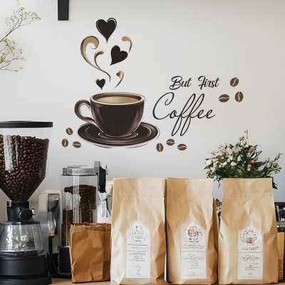 Schillernde kreative Kaffeetasse Wandkunst spricht zu Ihrer Liebe