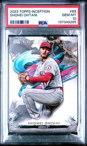 2023 TOPPS INCEPTION 69 SHOHEI OHTANI PSA 10