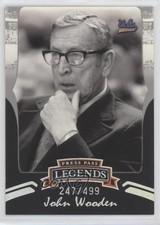 2006-07 Press Pass Legends Silver 247/499 John Wooden #S68 HOF 0g45