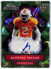 2021 Wild Card Alumination Alontae Taylor Holo-Lux Auto 36/45 #ANBC-A (em5)