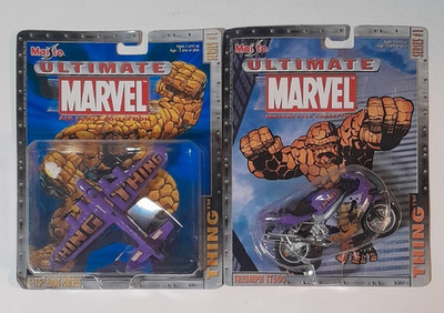 Ultimate Marvel Motorcycle & Air Force Collection The Thing Lot of 2