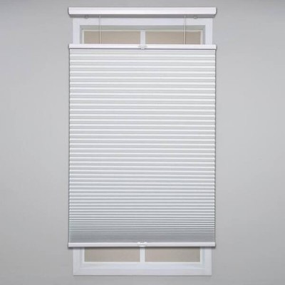 Cordless Top Down Bottom Up Cellular Shades White Blackout 27x64 New Blinds