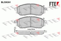 FTE Bremsbelagsatz Scheibenbremse 9010813 FüR Renault Koleos 1 Dci HY0K 4X4 HY0B