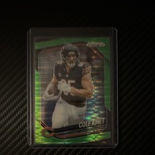 2025 Panini Prizm Green Pulsar Prizm Cole Kmet #112 Chicago Bears Football