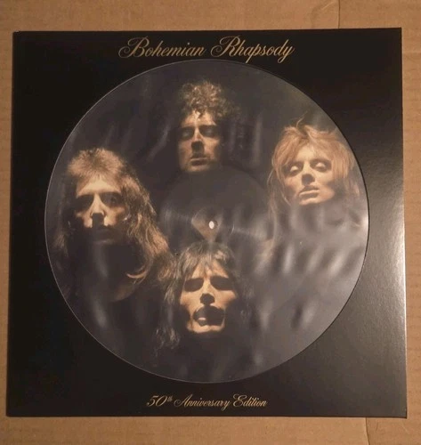Queen Bohemian Rhapsody 50th Anniversary 12" Vinyl Picture Disc Sale