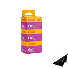 Kodak Gold 200 35mm Film Bundle, 3 Rolls, 36 Exposures Each, for 35mm Film Camer