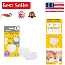 Ultra-Thin Food Grade Silicone Nipple Shields with Convenient Storage Case