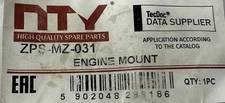 NTY ZPS-MZ-031 Engine Mount Front Left for Mazda 2 thumbnail 4
