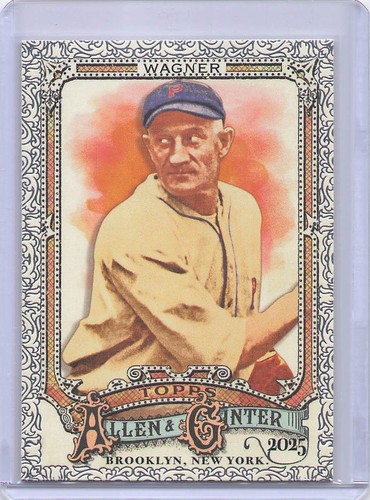 2025 Topps Allen & Ginter #319 Honus Wagner Foil Filagree