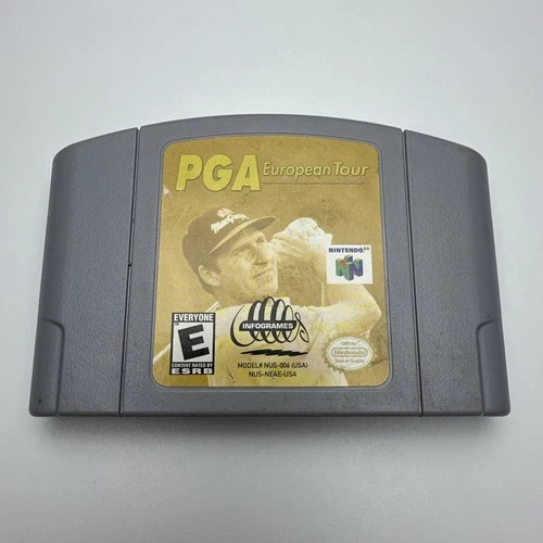 PGA European Tour n64 Authentic Cartridge Nintendo 64 - Tested
