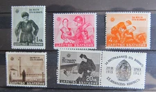 Bulgaria, #414-419 War Victims full set, 1942, 5v, MNH