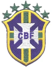 BRASIL FOOTBALL/SOCCER PATCH IRON ON OR SEW ON WORLD CUP