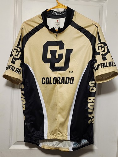 Jersey XL Colorado University Buffaloes Koszulka rowerowa 100% poliester