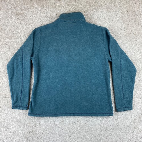 Kavu Mens Jacket Extra Large Blue Terry Cloth Fleece Lined Full Zip Mock Neck - Picture 7 of 10