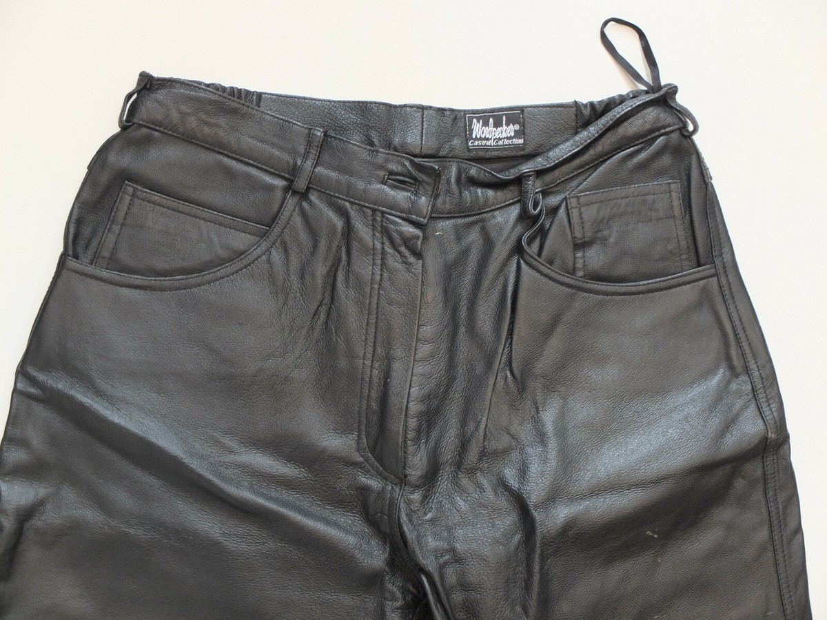 Woodpecker Casual Collection Leather Pants Size 42 Top Black Woodpecker Casual Collection Leather Pants Size 42 Top Black