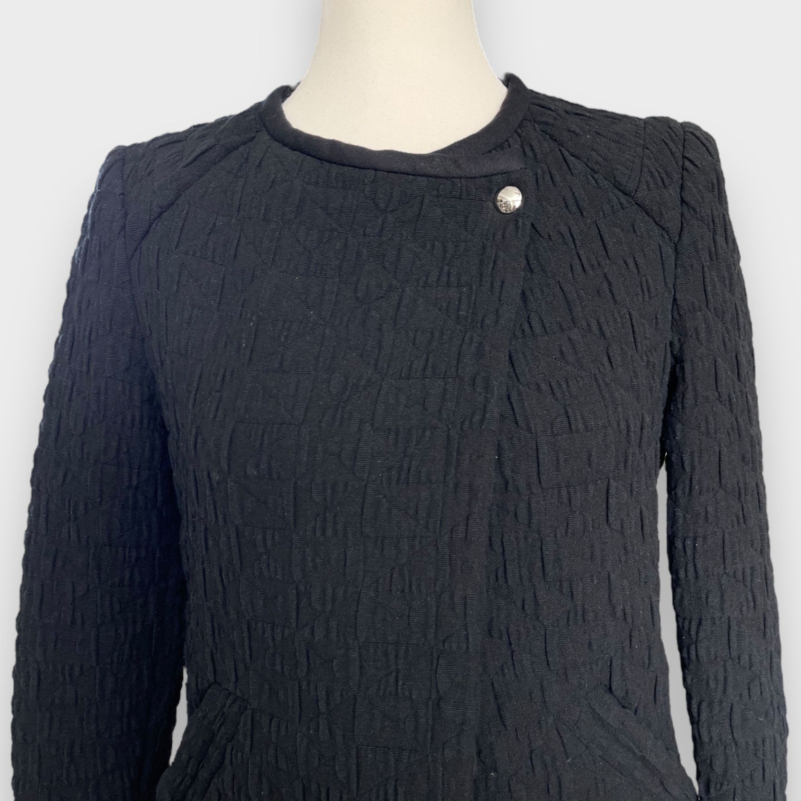 IRO Heddi Textured Patterned Knit Jacket Women's … - image 3