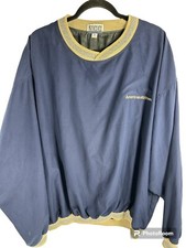 America Airlines Vantage Vcc Club Collection Men  s Pullover Size XL Navy Vintage