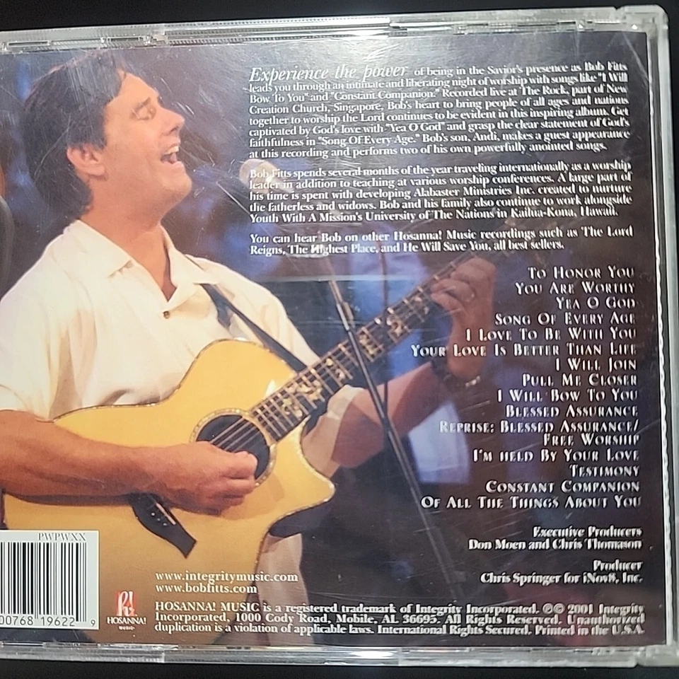 Bob Fitzz I Will Bow To You Christian Music audio Cd — 第 4/4 张图片