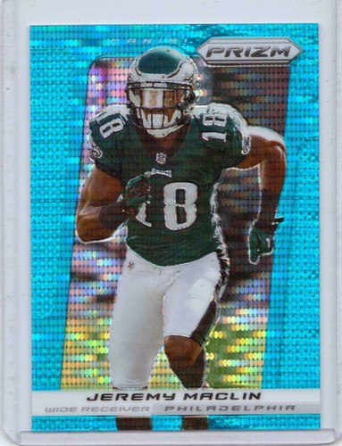 2013 Panini Prizm Prizms Light Blue Pulsar #167 Jeremy Maclin - Eagles