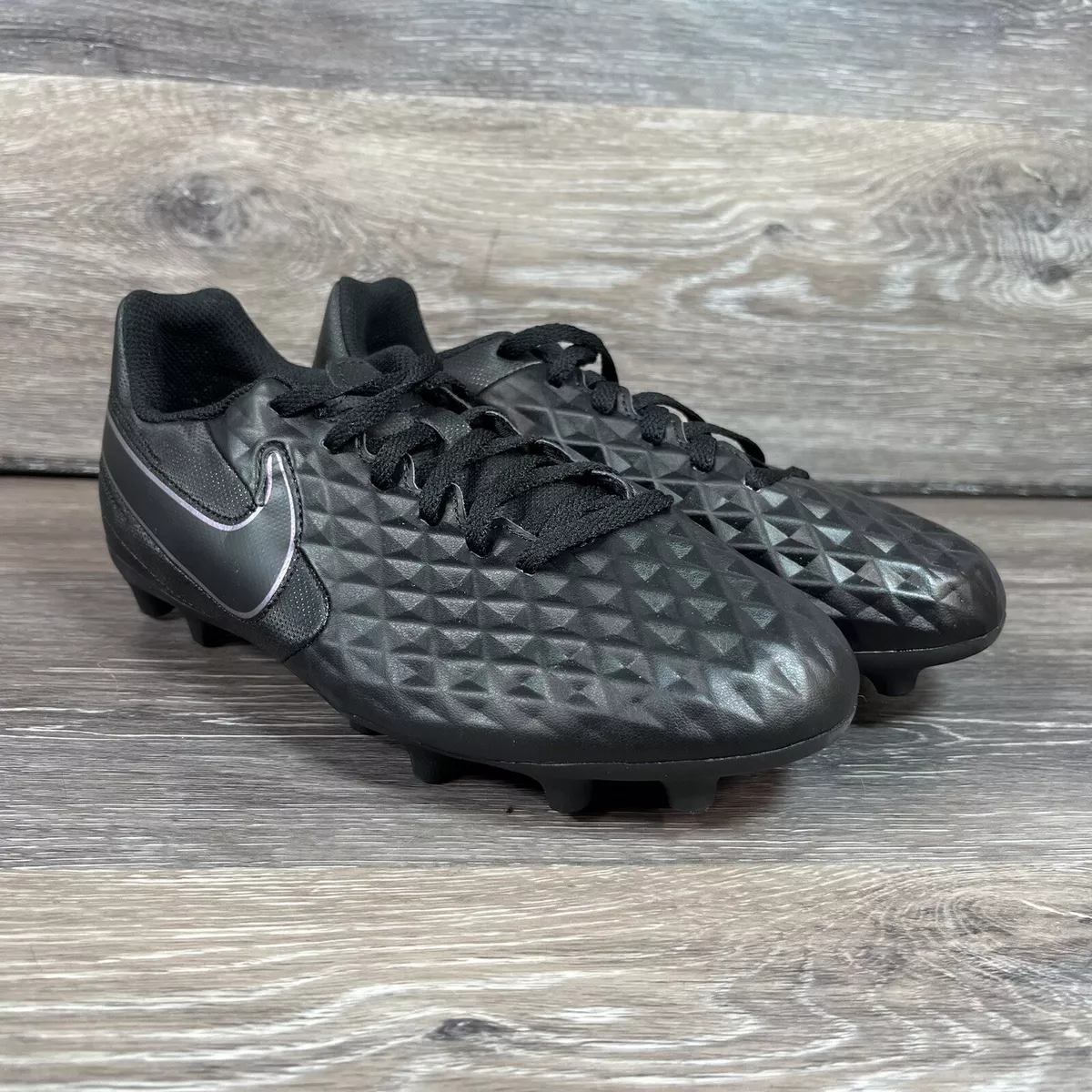 prøve røg Sæt ud Nike Tiempo Legend 8 Pro FG Black Soccer size 5.5Y AT5881-010 | eBay