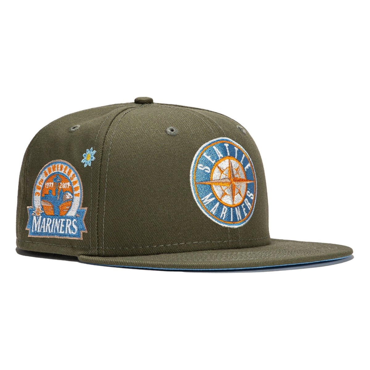 New Era Seattle Mariners 59FIFTY Fitted Hat Cap Super Bloom 30