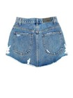Carmar Belinda Distressed Denim Mini Skirt w/ Rhinestone & Zipper - Size 24 — photo 6