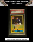 PSA 9 MINT 1987 Tiffany Nolan Ryan #757 Baseball Card Old Mets Angels Astros