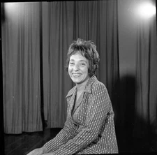 Vintage Negative B&W Med Format 1970's Yearbook Photo Woman Lady Teacher #26