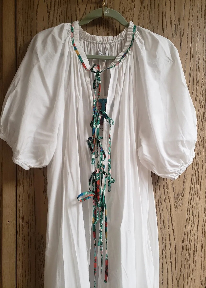 beach cover up dresses target ALEXIS x Target Maxi Shirt Dress/Beach Cover Up Sz S Multicolor Long Sleeve
