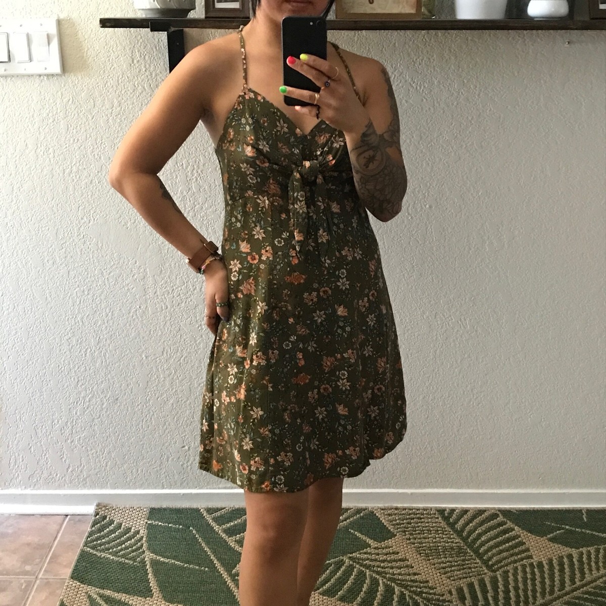 xhilaration green floral dress Dalarie Green Floral Print One-Shoulder Gathered Maxi Dress – Club L London main image 0