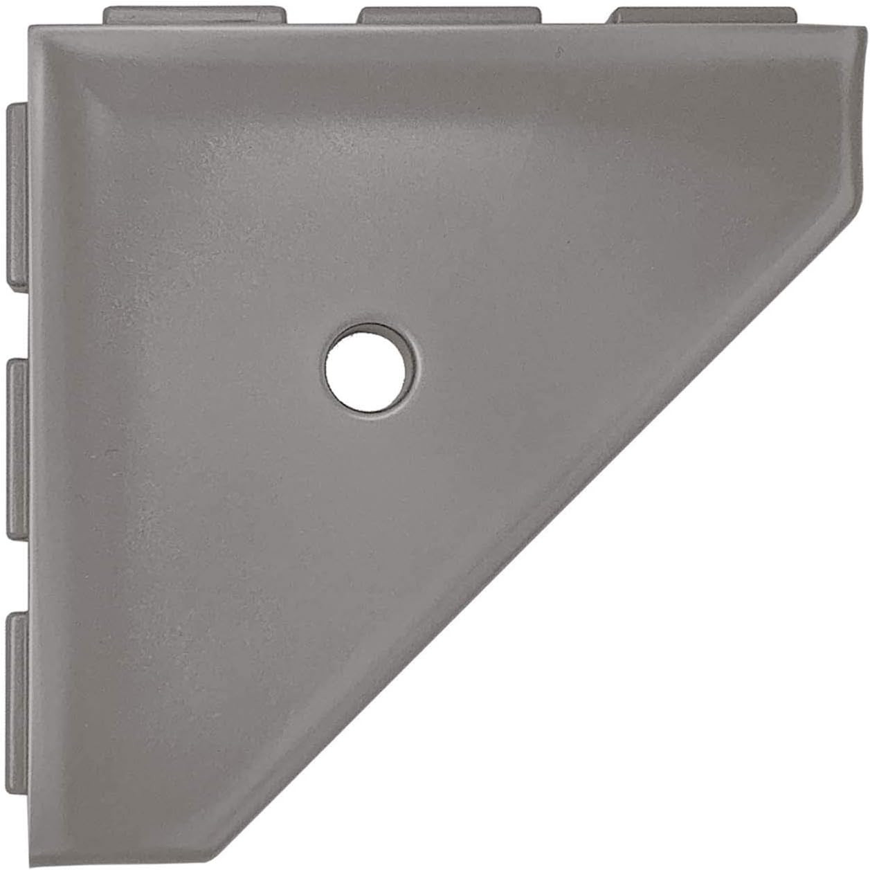 8" Corner Shower Shelf - Lugged for New Construction, Shower Organizer for Tiled