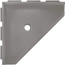 8" Corner Shower Shelf - Lugged for New Construction, Shower Organizer for Tiled