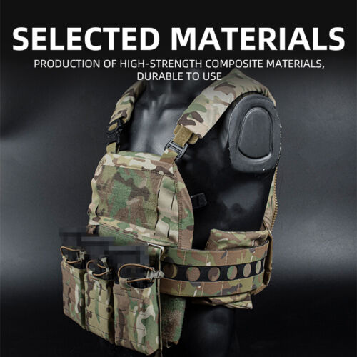WST V5 FCPC Tactical Plate Carrier Assult Cummerbund Tactical Vest Front MOLLE - Picture 8 of 23