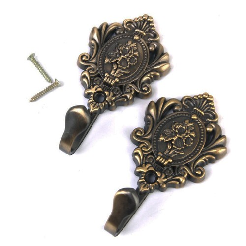 1 Set Alloy Drapery Curtain Holdbacks Curtain Tieback Bronze Curtain Holdbacks - Picture 5 of 6