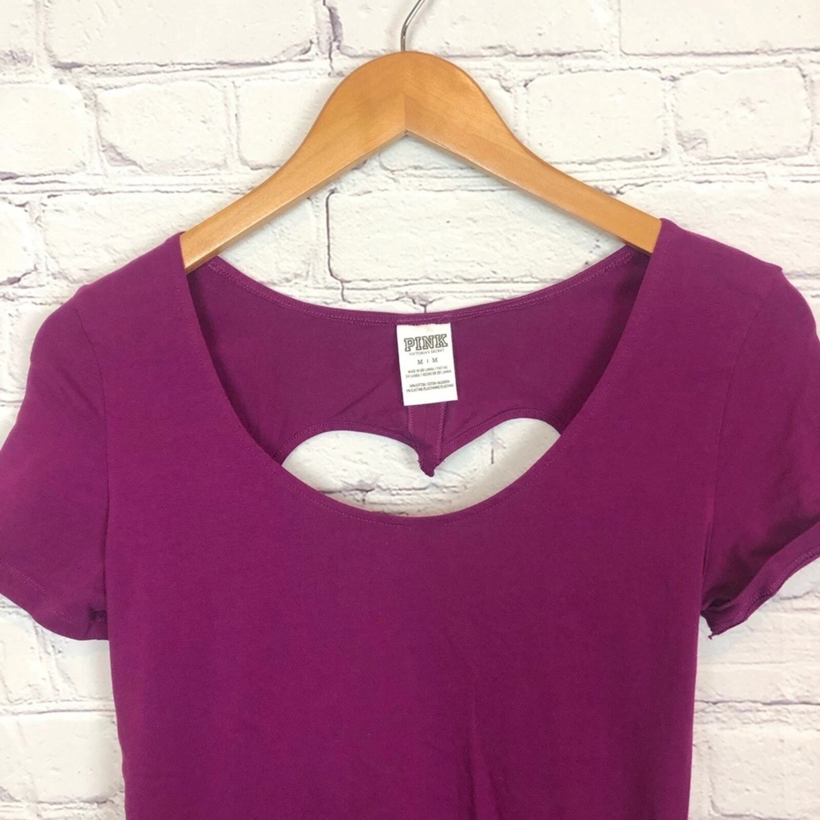 UNDERCOVER Abito rosa Victoria’s Secret con scollo a cuore dietro taglia media