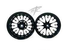 GSXR STOCK SIZE BLACK CONTRAST CUT STILETTO WHEELS 08-20 SUZUKI GSXR 600 750
