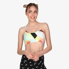 REEBOK Women's Orange Skinny Bra RRP £40