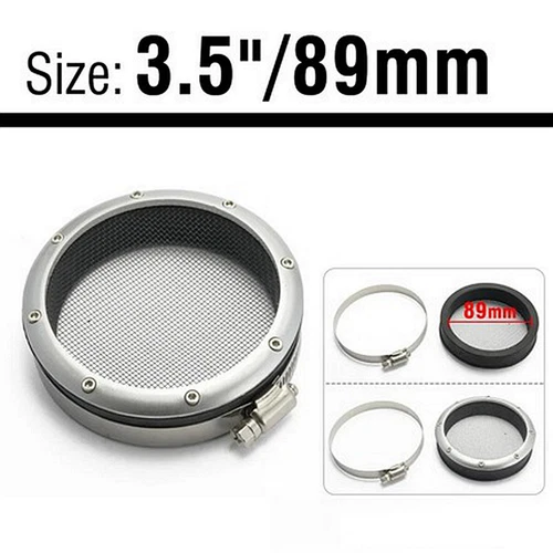 NEW Turbo Guard 3.5" Design Turbo Inlet Grill Protector Mesh Guard For T3 T4 - Picture 2 of 10