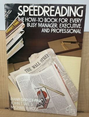 Speedreading:The How to Book for Every Busy Manager. Executive & Professional D5