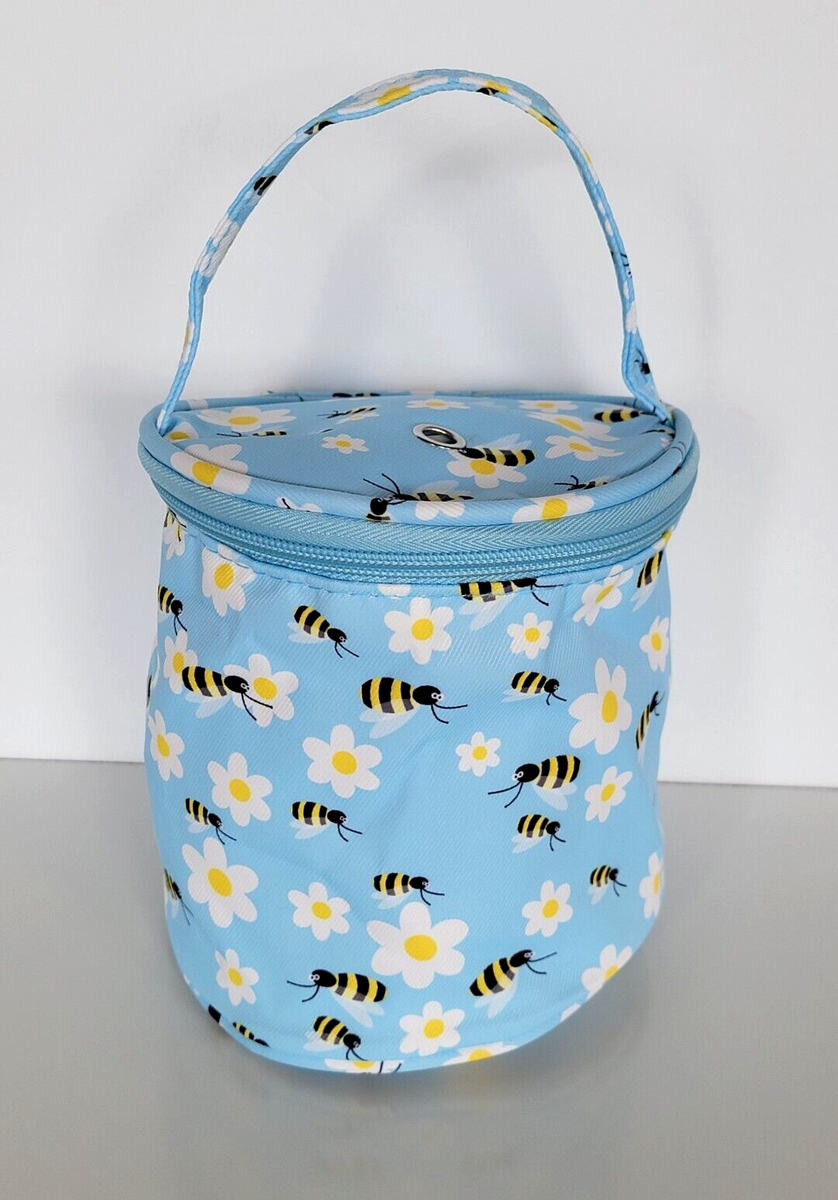 Portable Yarn Bag for Knitting Crochet Small Yarn Storage Bag