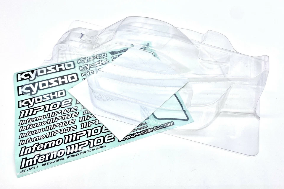 Kyosho Inferno MP10e - CLEAR BODY IFB022 shell stickers decals TKI3 KYO34110 - Image 2 of 2