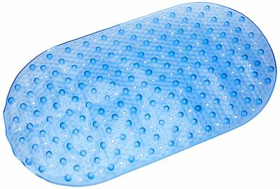 Maytex Blue Oval Bubble Tub Mat  (Rolled)